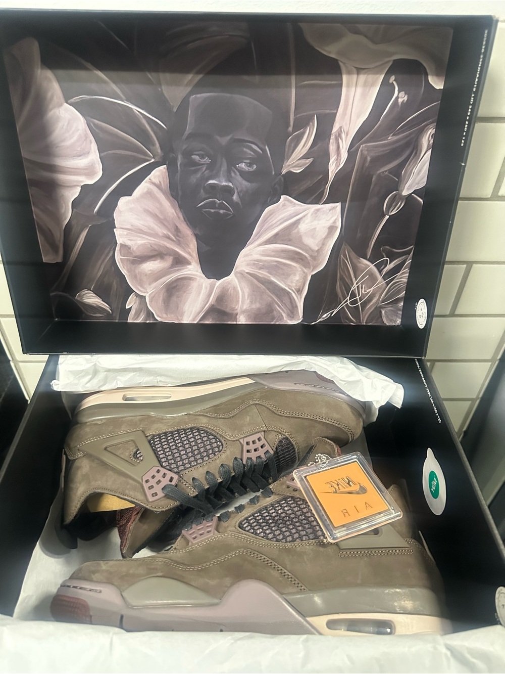 Jordan 4 retro A MA MaaNIERE DARK MOCHA